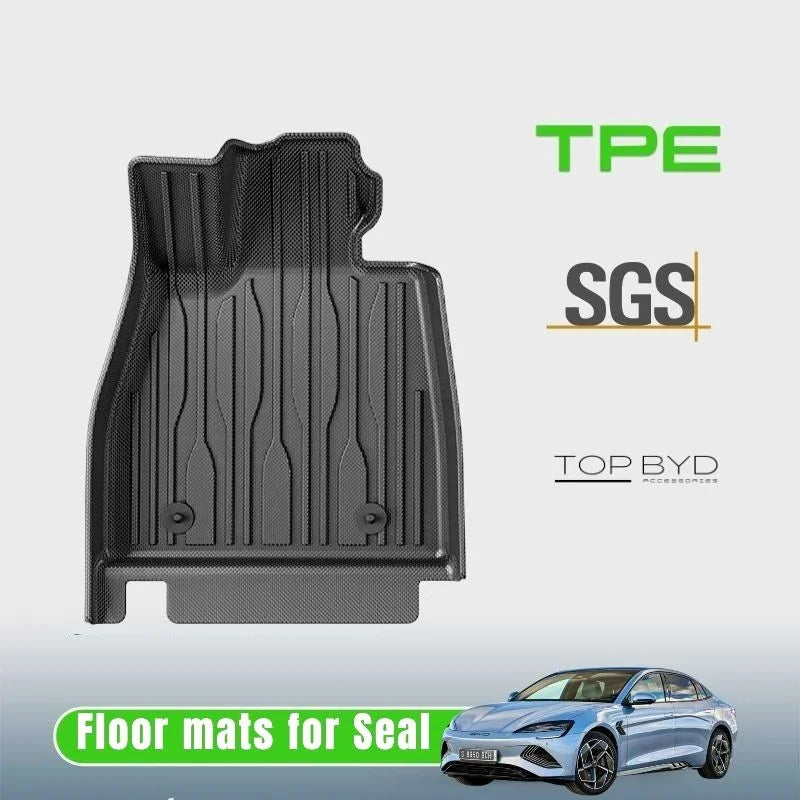 Tapis De Coffre En Caoutchouc TPE Pour Hyundai Ix35 2010-2015 - Noir, Bord Haut, Antidérapant, Toutes Saisons