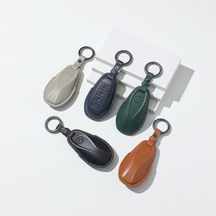 Étui de protection en cuir de luxe pour clé de voiture Denza B5/B8
