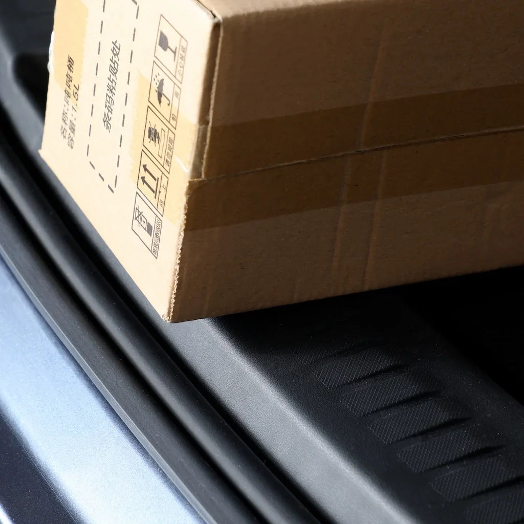 Kofferbakbumperbeschermer Voor BYD Sealion 07 2024 – Koolstofvezel Look, Zelfklevend, Krasbestendig, Eenvoudig Te Monteren
