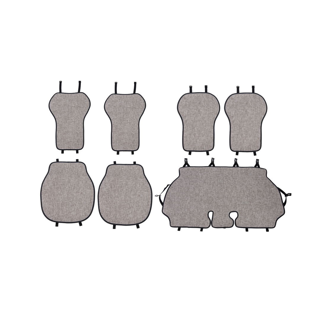 Linen Car Seat Cushion for BYD Atto 3 & Han & Tang (5-seater full set).