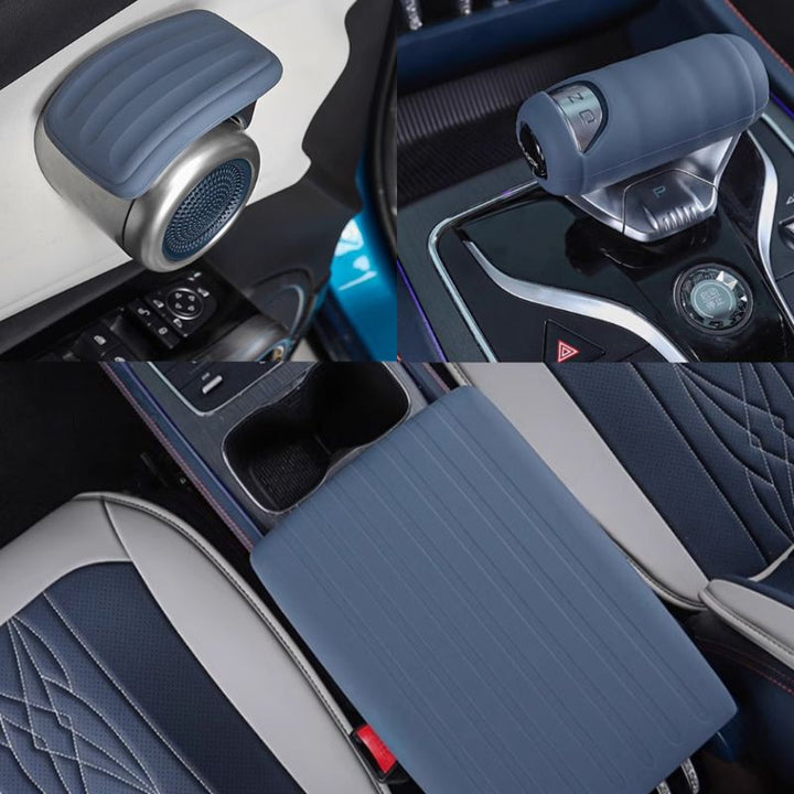 Cubierta de gel de sílice para la palanca de cambios y descanso de brazos para BYD Atto 3