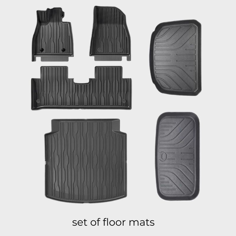 TPE Rubber Floor Mats & Trunk Mat for BYD Seal