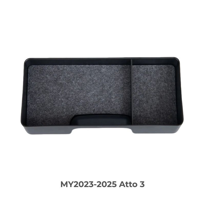 Boîte de rangement derrière l'écran pour BYD Atto 3