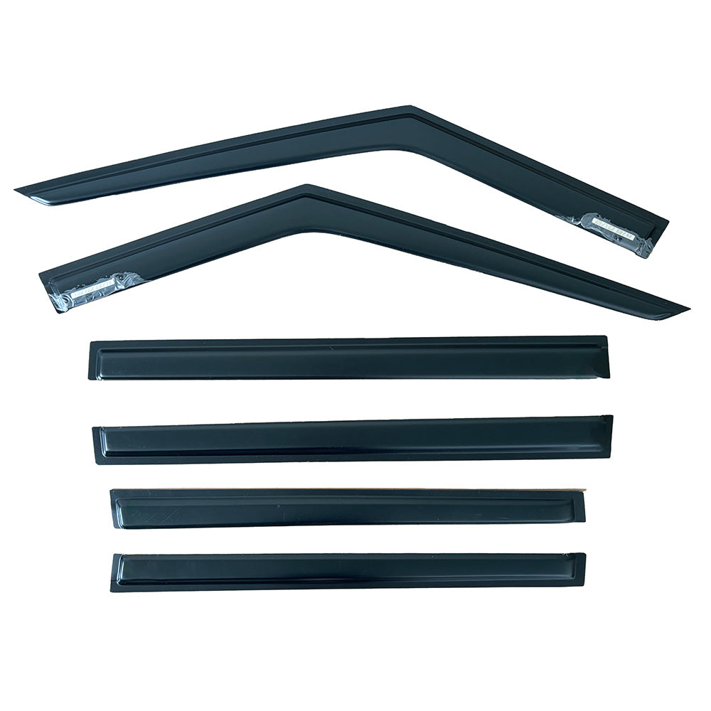 Black Rain Guard / Window Visor for Denza B5/B8 (6 Pcs)