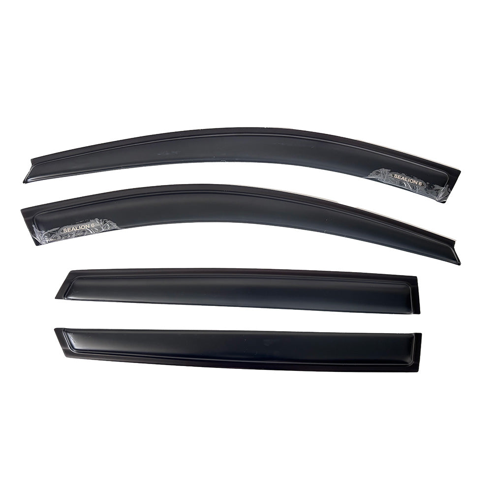 Cortavientos / Visera de ventana negra para BYD (4 unidades)