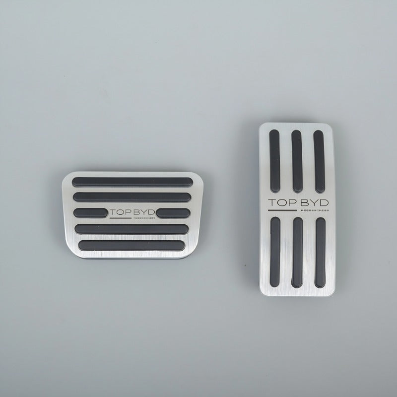 Brushed Aluminum Anti-Slip Pedal for BYD