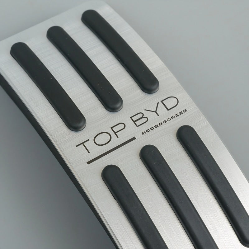 Brushed Aluminum Anti-Slip Pedal for BYD