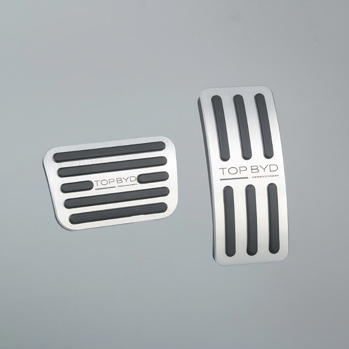 Brushed Aluminum Anti-Slip Pedal for BYD