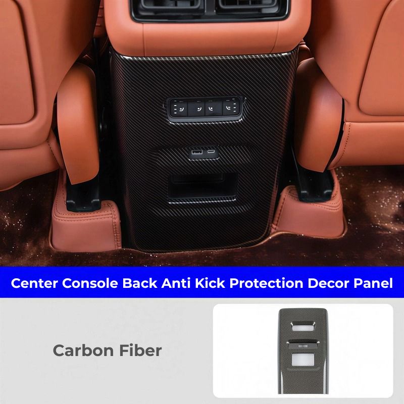 Panneau décoratif de protection anti-coups de pied à l'arrière de la console centrale pour BYD Sealion 8/Atto 8