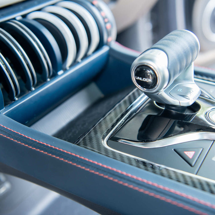 ABS Carbon Fiber Center Console Wrap for BYD Atto 3.