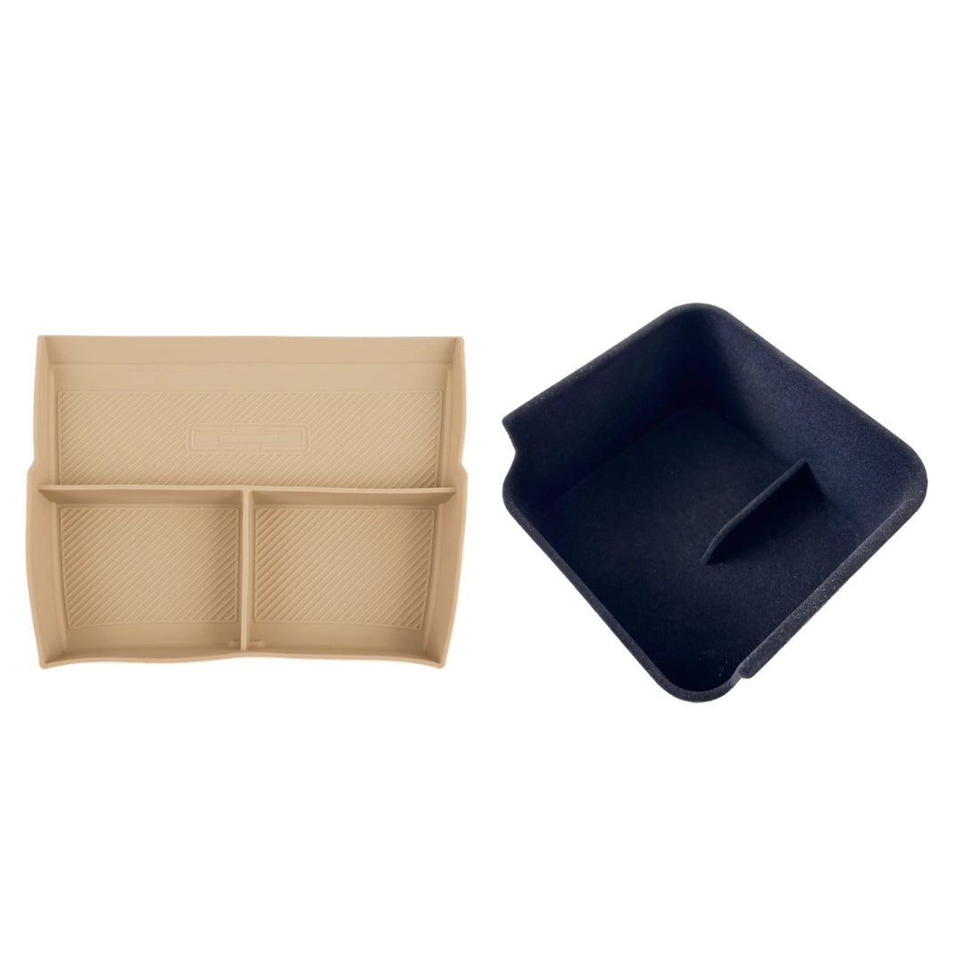 Boîte de rangement double couche pour console centrale inférieure Denza B8