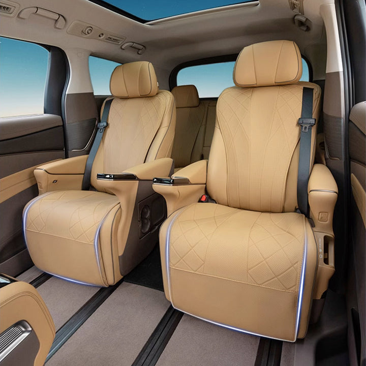 Coussin de siège en cuir Napa DENZA D9