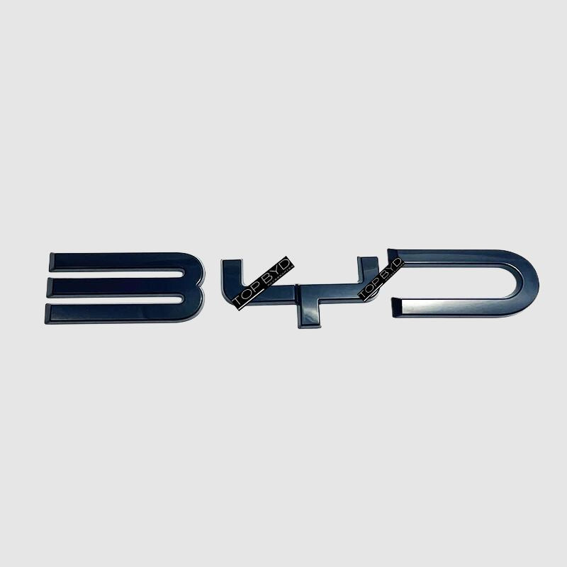 Emblema Negro del Parachoques Delantero con Logo para BYD
