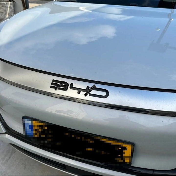 Emblema Negro del Parachoques Delantero con Logo para BYD
