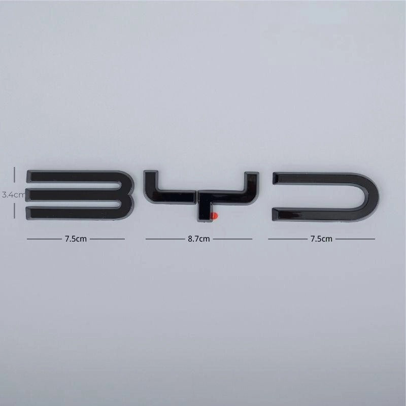 Front Bumper Black Emblem LOGO for BYD