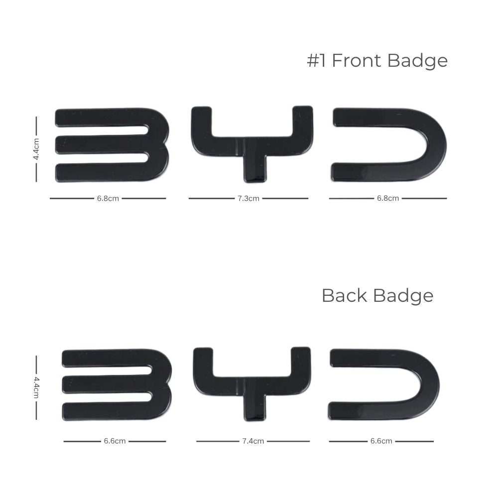 Insignes avant et arrière pour BYD Sealion 6/Seal U