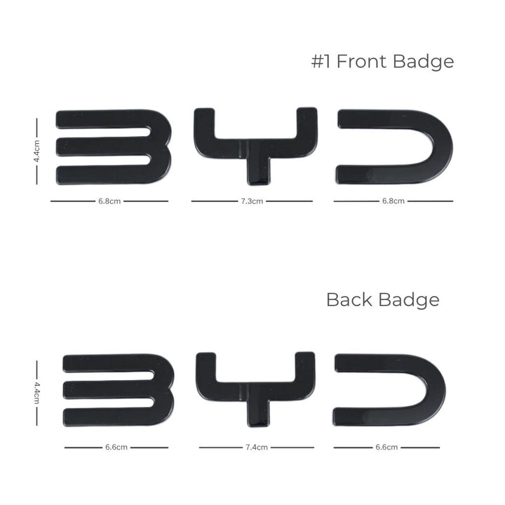 Insignes avant et arrière pour BYD Sealion 6/Seal U