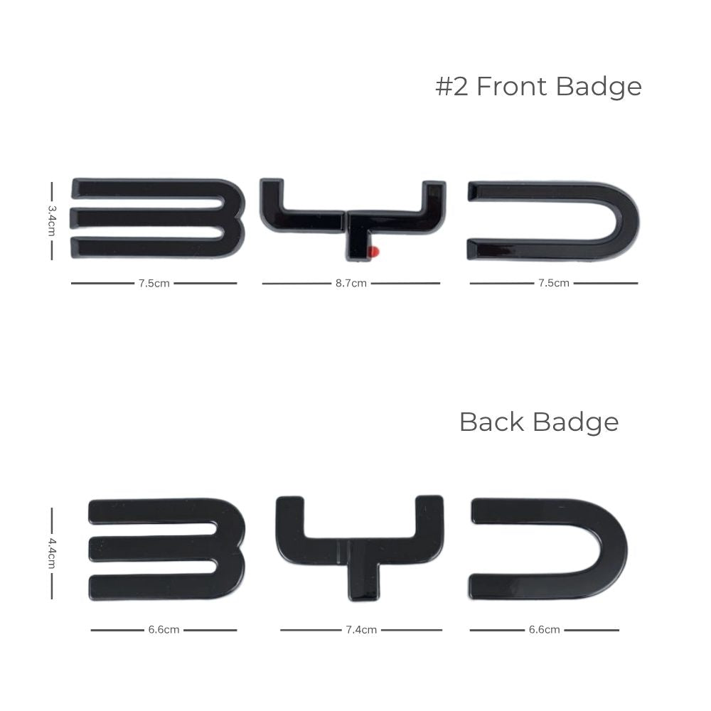 Insignes avant et arrière pour BYD Sealion 6/Seal U
