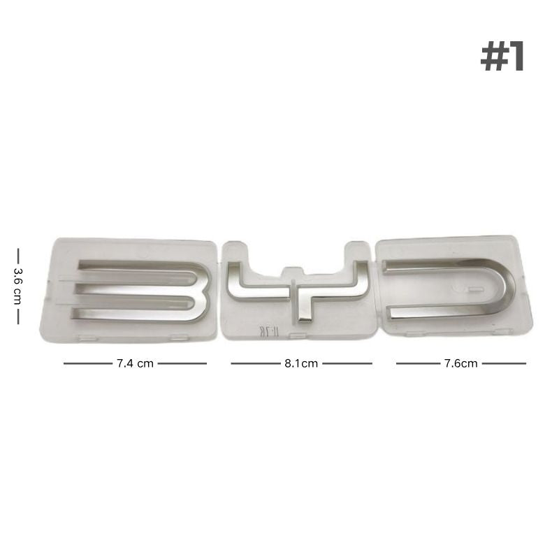 Insignia de emblema de parachoques para BYD Seal