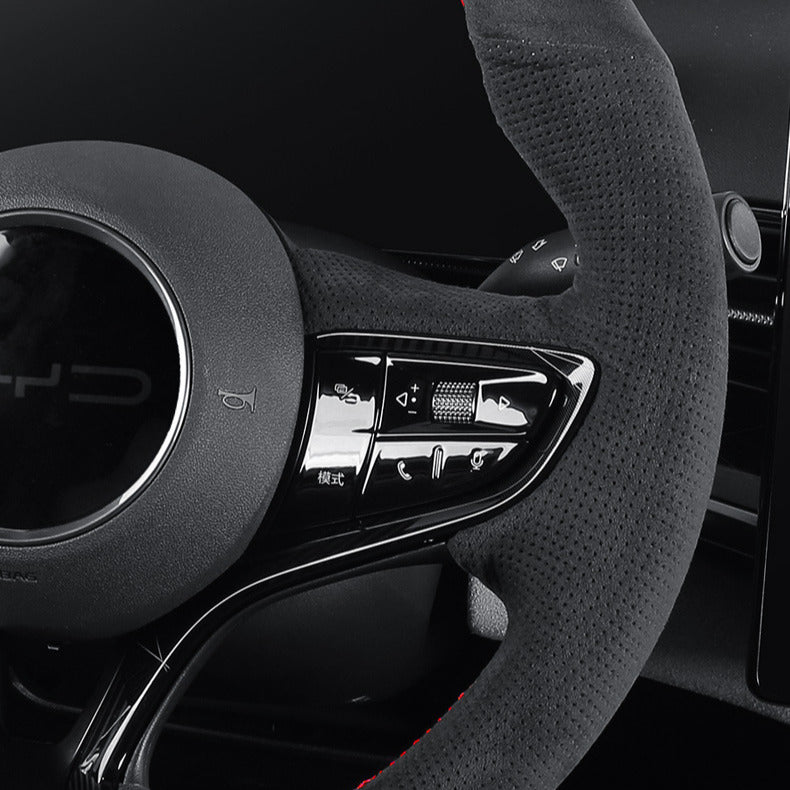 Funda de volante de Alcántara® original para BYD Seal