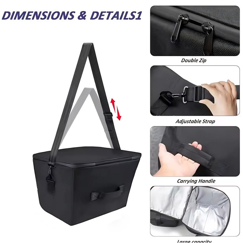 Sacoche isotherme avant pour BYD Sealion 7 (2 pièces)