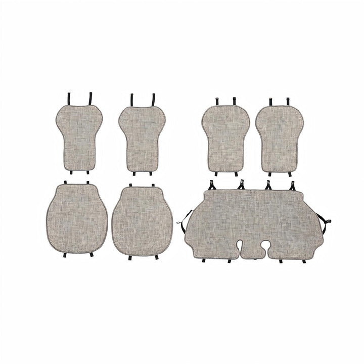 Linen Car Seat Cushion for BYD (5-seater full set)