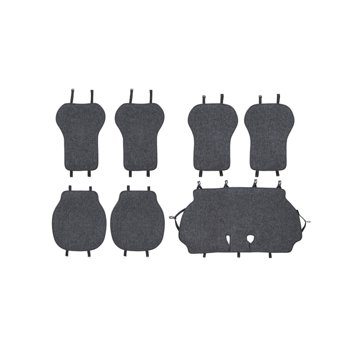Coussin de siège de voiture en lin pour BYD (ensemble complet de 5 places)