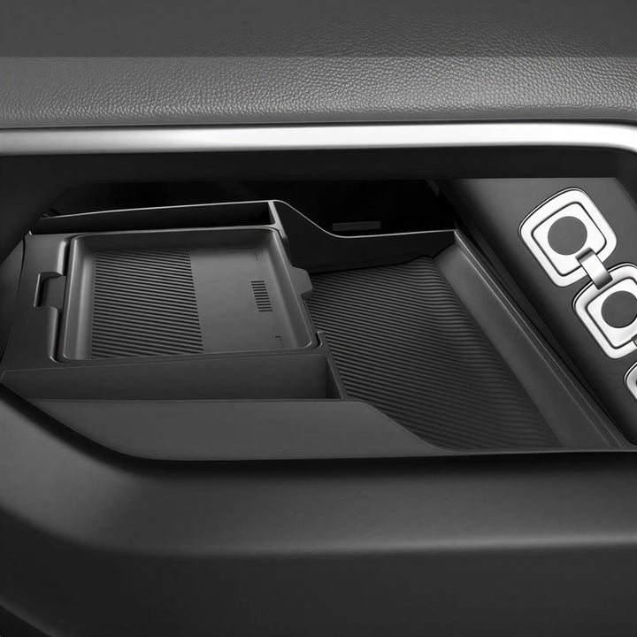 Compartimento de almacenamiento de doble capa para la consola central inferior del Denza B8