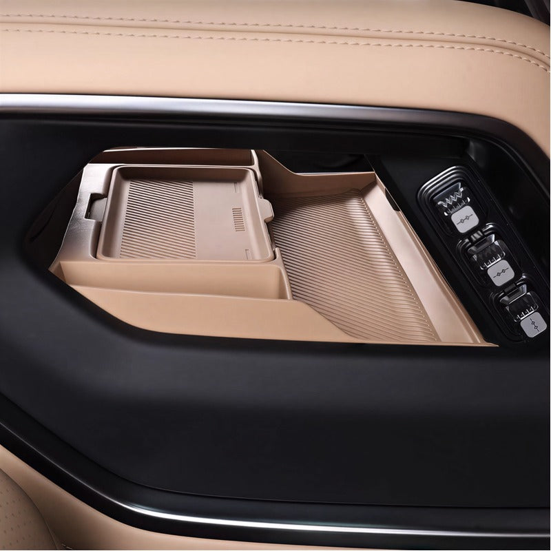 Compartimento de almacenamiento de doble capa para la consola central inferior del Denza B8