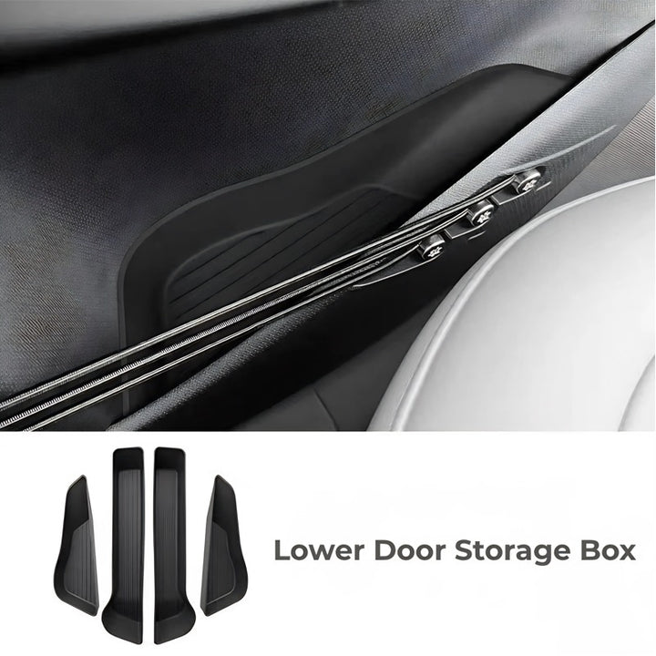 Boîte de rangement de portière inférieure pour BYD Atto 3 EVO (4 pièces)