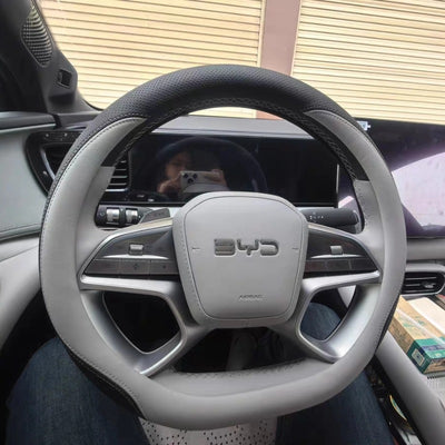 Napa Leather Steering Wheel Cover for BYD