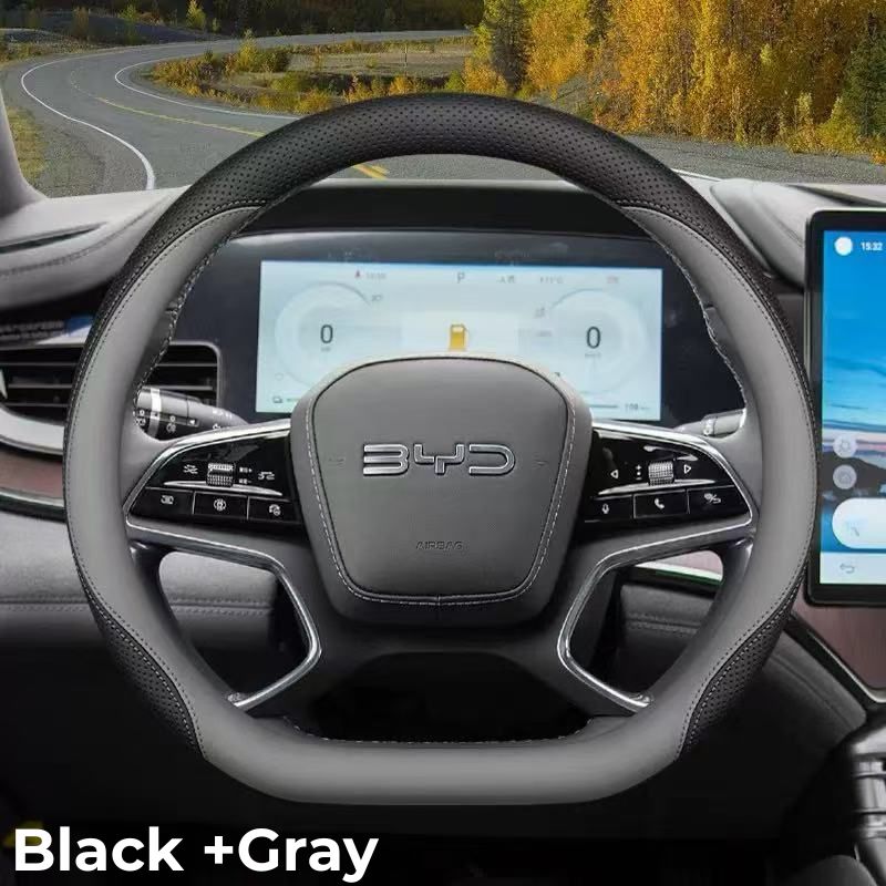 Napa Leather Steering Wheel Cover for BYD