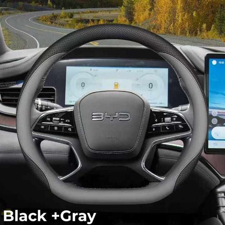 Napa Leather Steering Wheel Cover for BYD