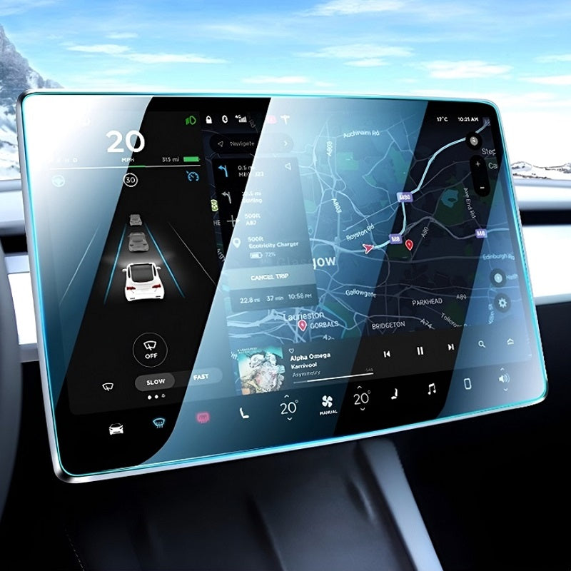 Protector de pantalla táctil de navegación para BYD DENZA