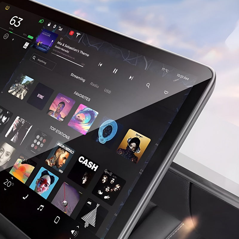 Protector de pantalla táctil de navegación para BYD DENZA