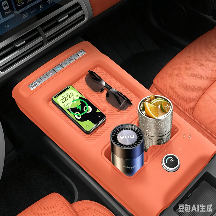 One-piece Silicone Center Control Pad for BYD Ti 7