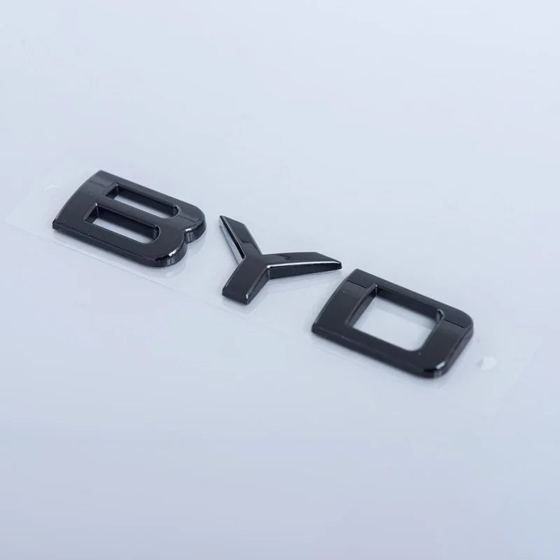 Byd Rear Logo Rear Bumper Black Badges LOGO for BYD Atto 3/Seal | TOP BYD LIMITED
