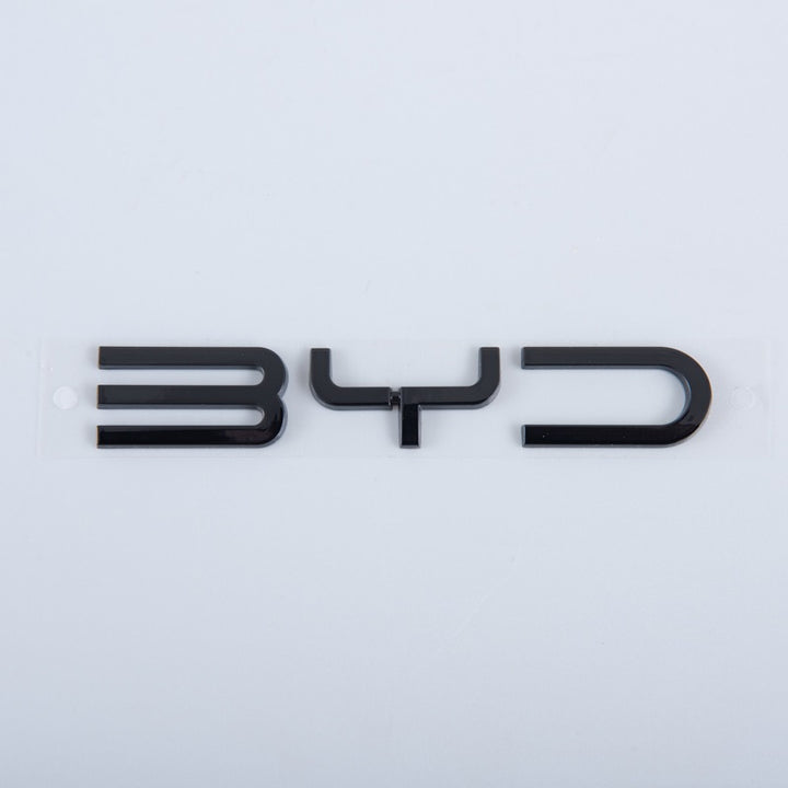 Rear Bumper Glossy Black Badges LOGO for BYD