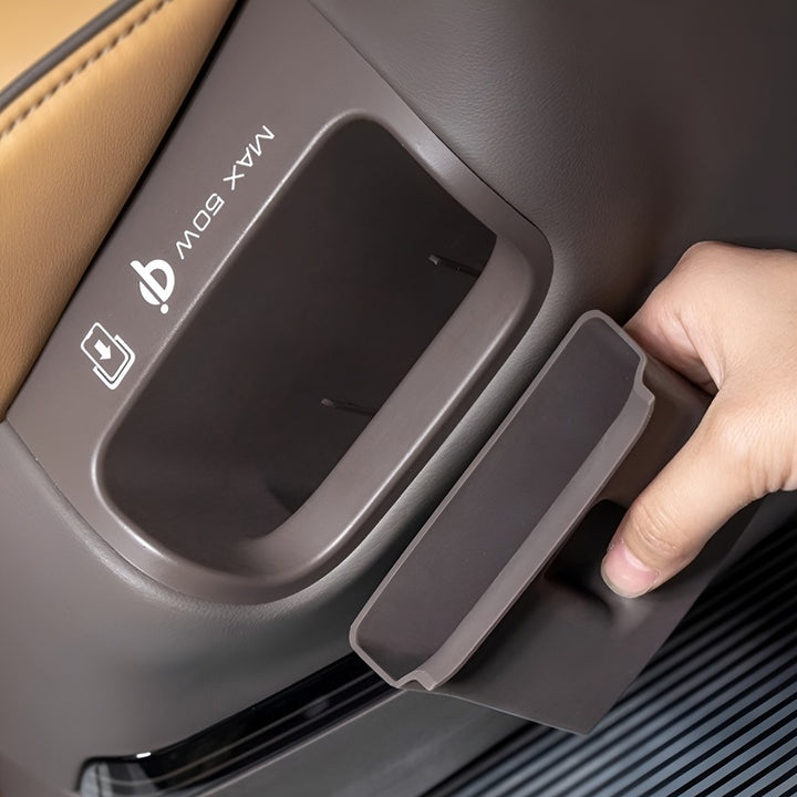 Almohadilla protectora de carga inalámbrica para el lateral del asiento de la segunda fila para DENZA