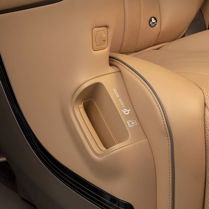 Almohadilla protectora de carga inalámbrica para el lateral del asiento de la segunda fila para DENZA