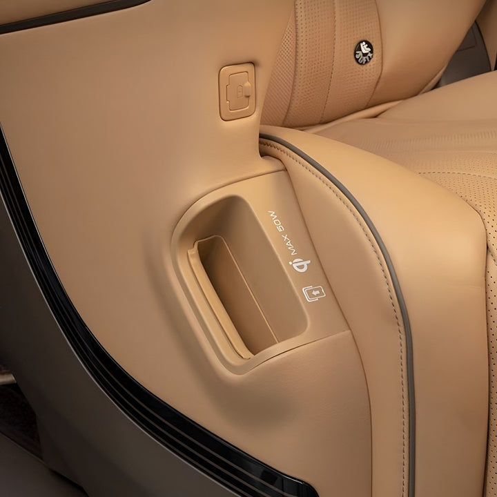 Almohadilla protectora de carga inalámbrica para el lateral del asiento de la segunda fila para DENZA