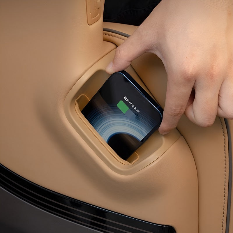 Almohadilla protectora de carga inalámbrica para el lateral del asiento de la segunda fila para DENZA