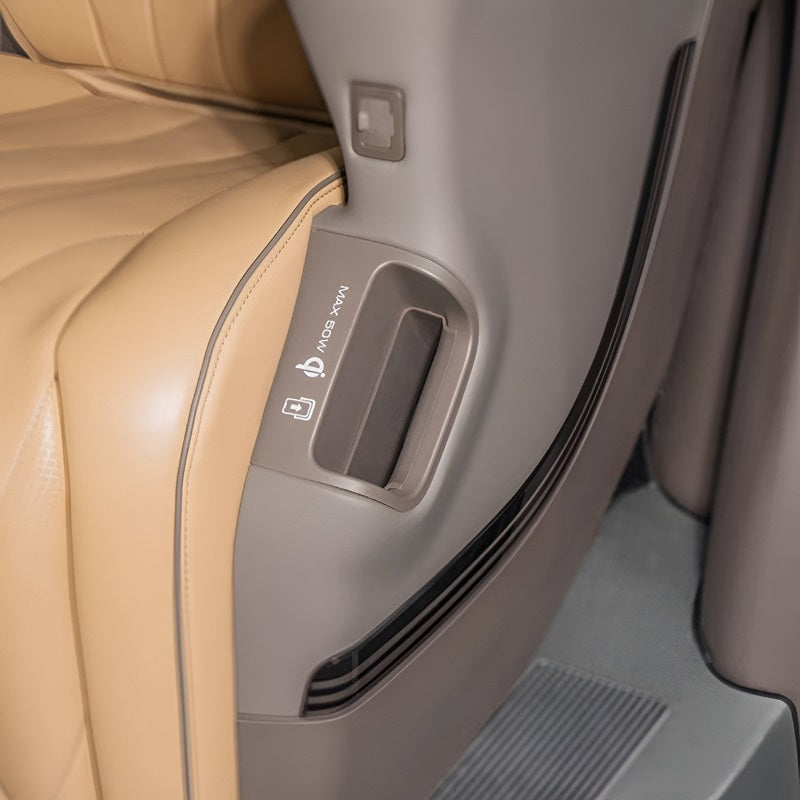 Almohadilla protectora de carga inalámbrica para el lateral del asiento de la segunda fila para DENZA