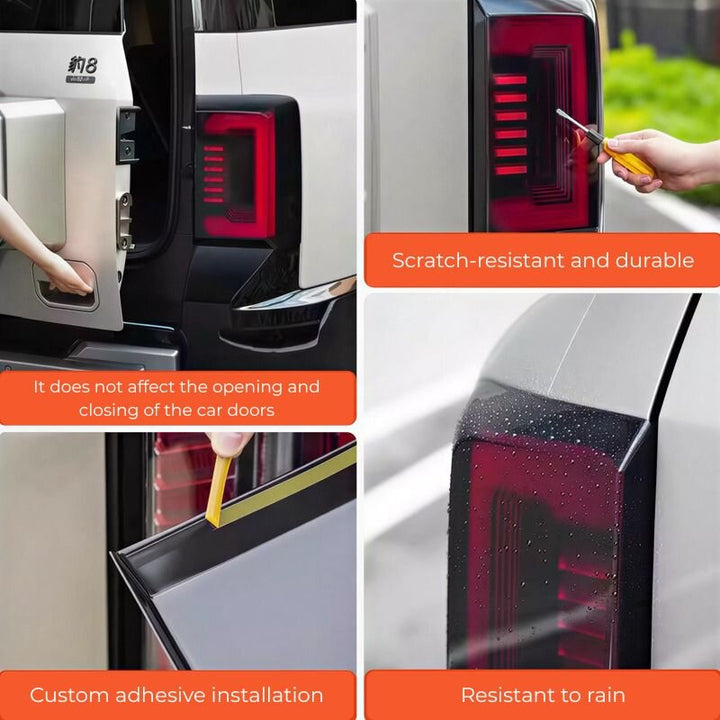 Smoked Tail Light Cover for Denza B8 (2Pcs)