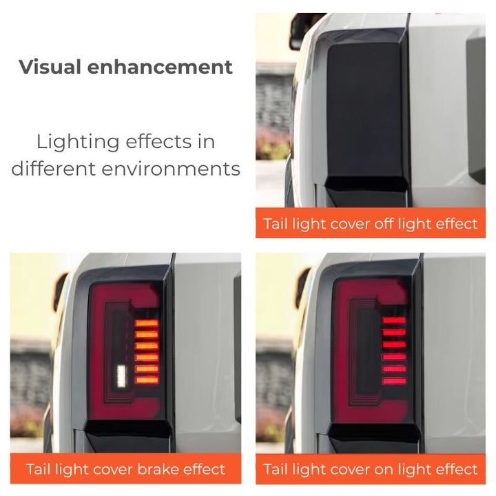 Smoked Tail Light Cover for Denza B8 (2Pcs)