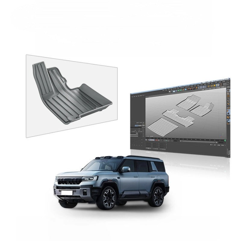 TPE Floor Mats & Trunk Mat for Denza B8