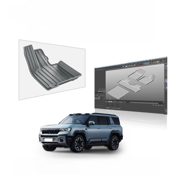 TPE Floor Mats & Trunk Mat for Denza B8