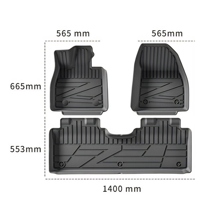 TPE Floor Mats & Trunk Mat for Denza Z9 GT