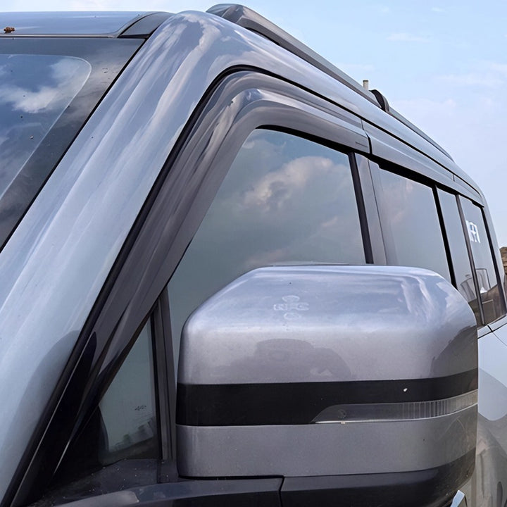Black Rain Guard / Window Visor for Denza B5/B8 (6 Pcs)