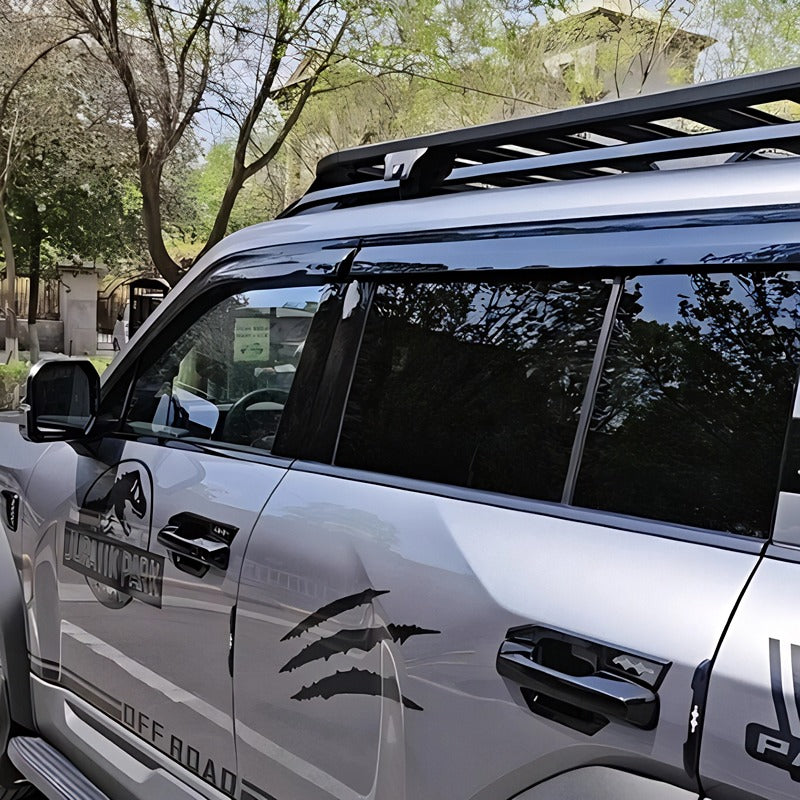 Black Rain Guard / Window Visor for Denza B5/B8 (6 Pcs)